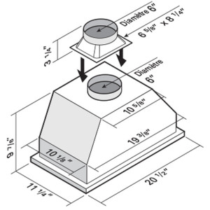 AF24122 - Filtre de rechange en aluminium - Aluminum