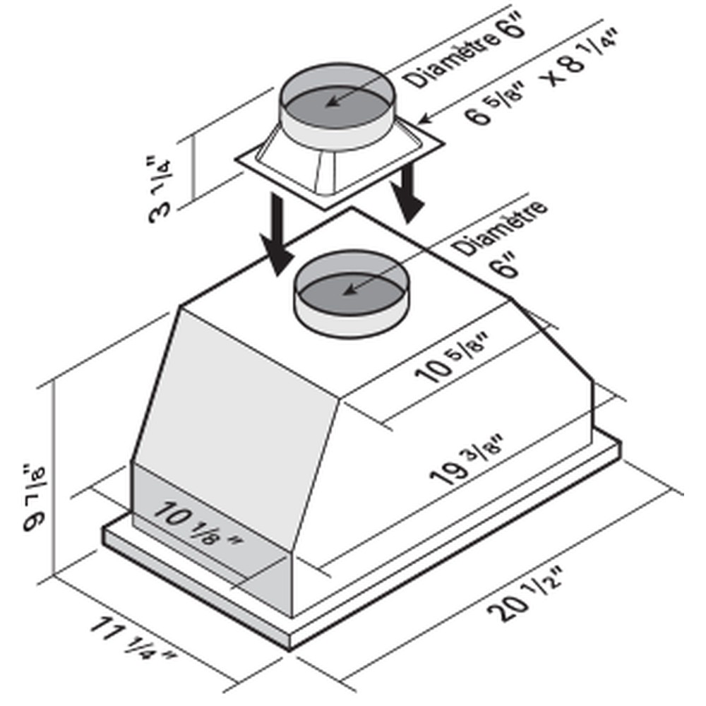 AF24122 - Filtre de rechange en aluminium - Aluminum