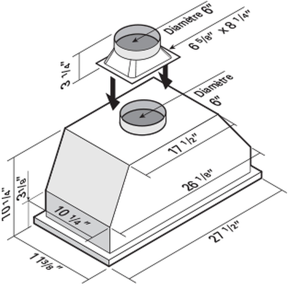AF24128 - Filtre de rechange en aluminium - Aluminum