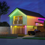 SMART PERMENANT EXTERIOR STRING LIGHT - RGBICW - 60W - 1800LM - 100FT - 60PCS LIGHT HEADS - IP65 - CONTROLLED BY