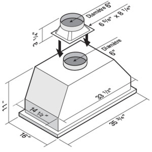 BF24036 - Filtre de rechange en chicane - Stainless