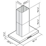 BF24936 - Filtre de remplacement en chicane - Stainless