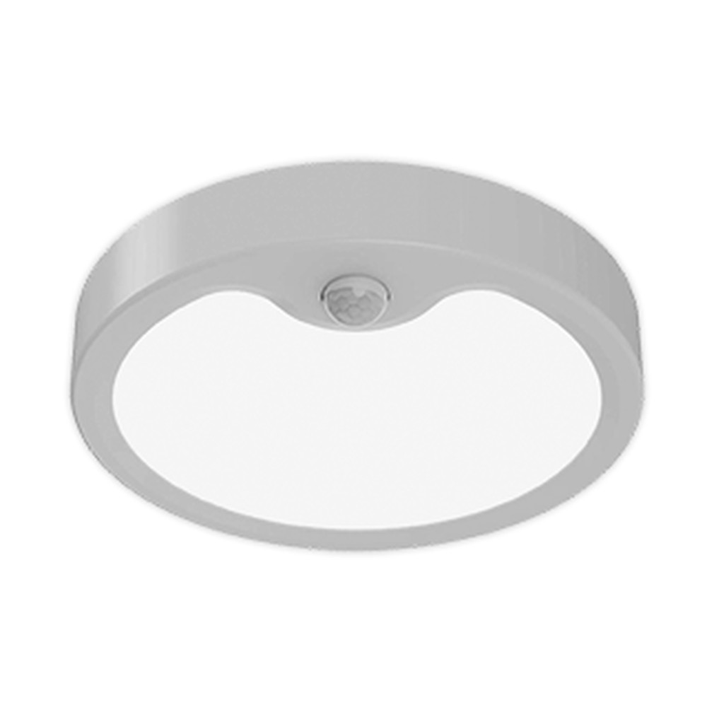 CHL5R-MS-30K - Rond - 8W - 500 Lumens - 120V - 5 Diam. X 1 1/4 H.  Détecteur de mouvement - White