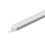 ETANCHE ALUMINUM PROFILE 1217A AVEC 6PCS DE PLASTIC ET ETANCHE SILICON END CAP - AVEC BLANC IP65 PC