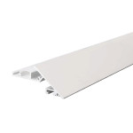 ALUMINUM PROFILE KNIFE EDGE 7330 WITH ACCESSORIES 10FT WHITE