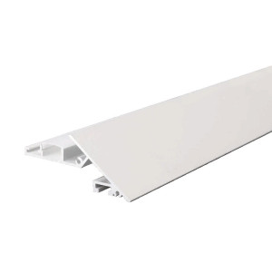 ALUMINUM PROFILE KNIFE EDGE 7330 WITH ACCESSORIES 10FT WHITE