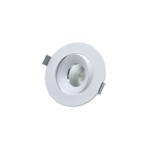 3.5 INCHES ROUND BAFFLE LIGHT - 9WATT - 770LM - PF>0.9 - FT4 WIRE - 3CCT (3K - 4K - 5K) - CRI>90 - 38 DEGREE - TRIAC