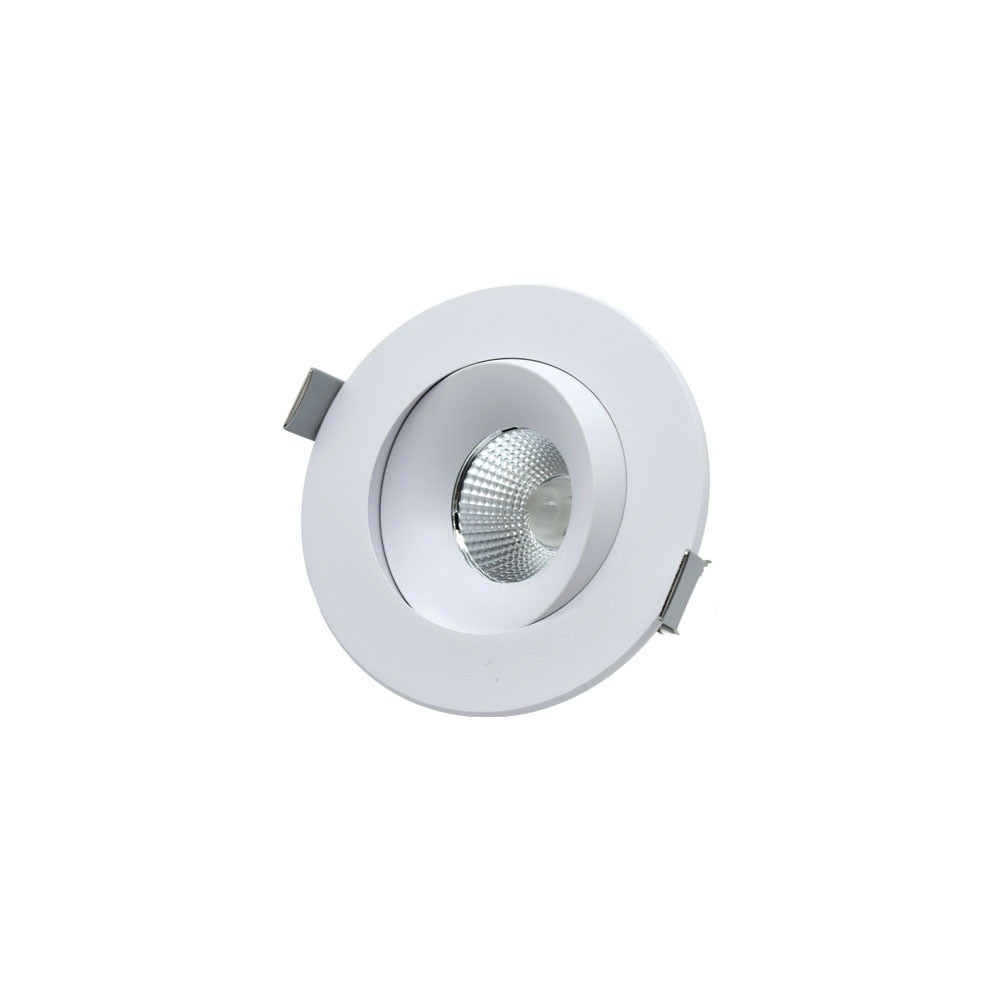 3.5 INCHES ROUND BAFFLE LIGHT - 9WATT - 770LM - PF>0.9 - FT4 WIRE - 3CCT (3K - 4K - 5K) - CRI>90 - 38 DEGREE - TRIAC