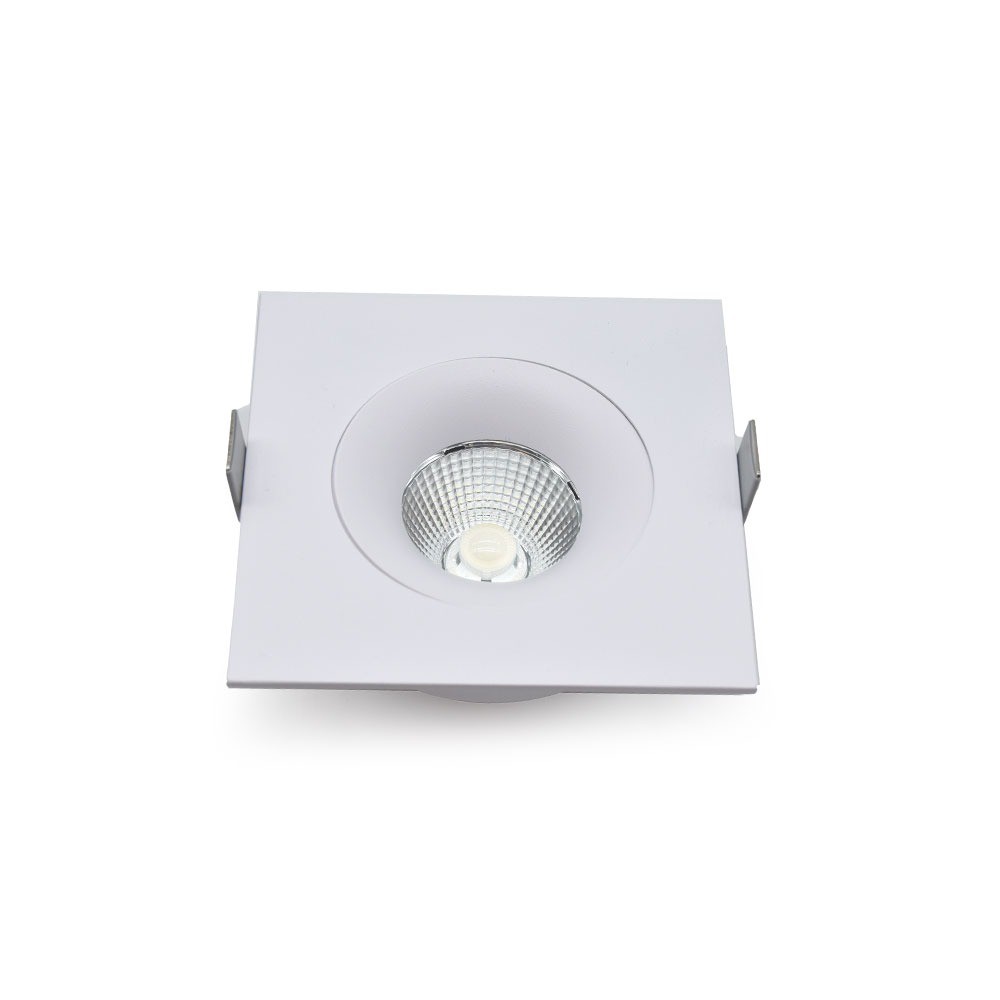4 INCHES SQUARE BAFFLE LIGHT - 12WATT - 1000LM - PF>0.9 - FT4 WIRE - 5CCT (2.7K - 3K - 3.5K - 4K - 5K) - CRI>90 - 38