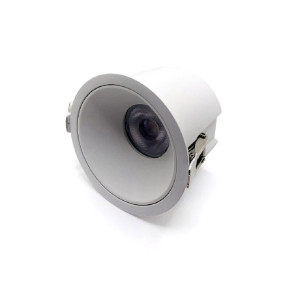 ANTI GLARE ENCASTRE SIMPLE TETE LUMINAIRE ENCASTRE 120VAC 15W 1050LM BEAM ANGLE 36° 4000K PF>0.9 CRI>90 DAMP LOCATION