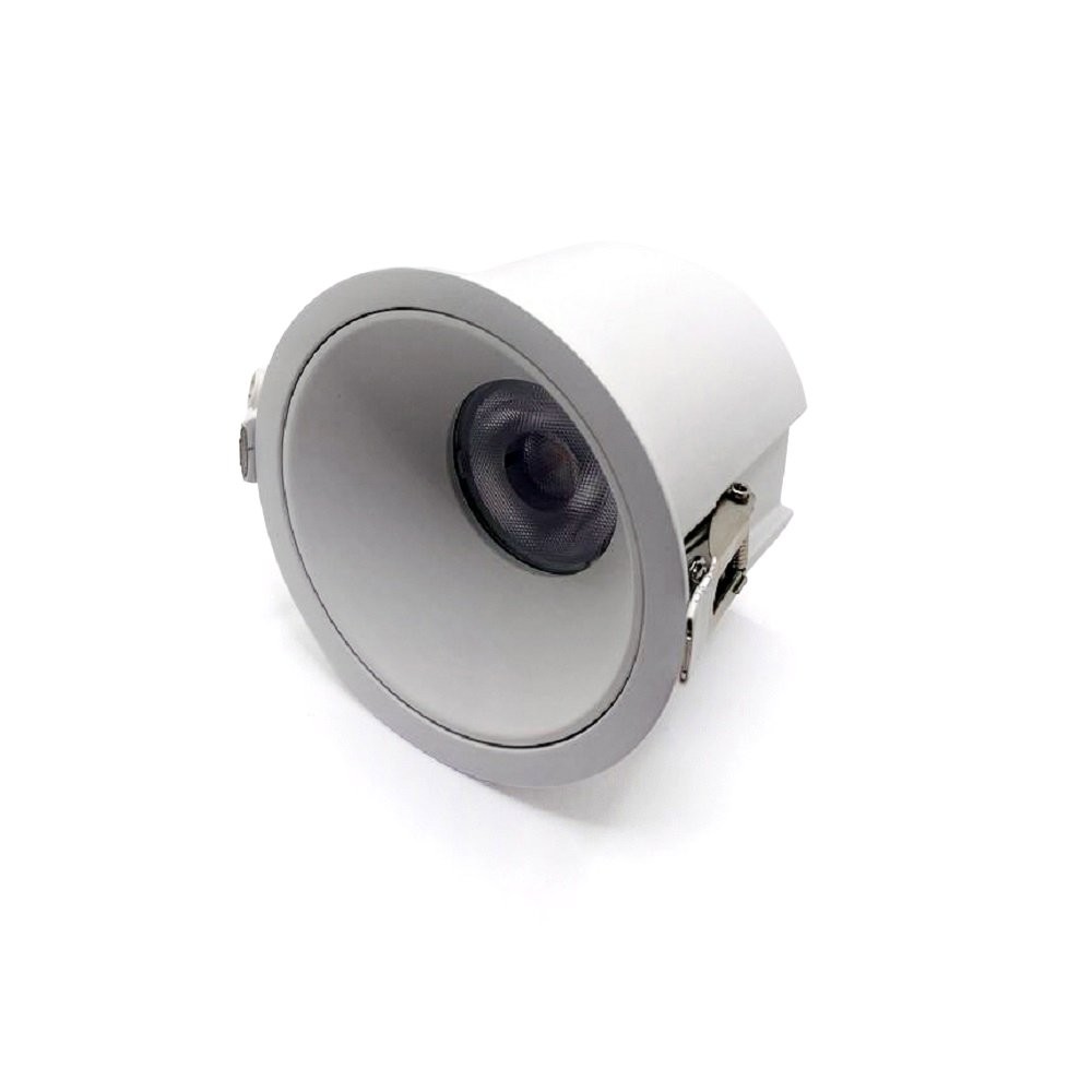 ANTI GLARE ENCASTRE SIMPLE TETE LUMINAIRE ENCASTRE 120VAC 15W 1050LM BEAM ANGLE 36° 4000K PF>0.9 CRI>90 DAMP LOCATION