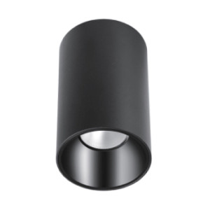 SURFACE-MONTAGE LED ROND SINGLE HEAD DOWNLIGHTS - 12W - 120VAC - 1080LM - BEAM ANGLE 30° - 3000K OR 4000K - DAMP