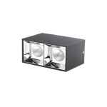 SURFACE-MOUNT LED SQUARE DOUBLE HEAD DOWNLIGHTS - 20W - 120VAC - 1800LM - BEAM ANGLE 30° - 3000K OR 4000K - DAMP