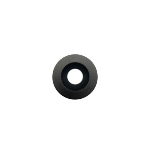 2-inch round frame with trim for DL3 series - Black