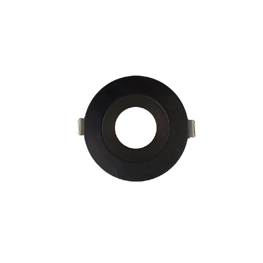 3.5 INCH ROUND FRAME WITH TRIM FOR DL3 SERIES - BLACK