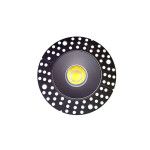 3.5 INCH ROUND FRAME TRIMLESS FOR DL3 SERIES - BLACK