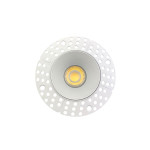 3.5 INCH ROUND FRAME TRIMLESS FOR DL3 SERIES - WHITE