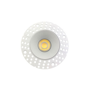 3.5 INCH ROUND FRAME TRIMLESS FOR DL3 SERIES - WHITE