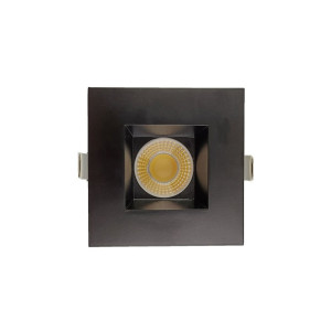 3.5 INCH SQUARE FRAME WITH TRIM FOR DL3 SERIES - BLACK