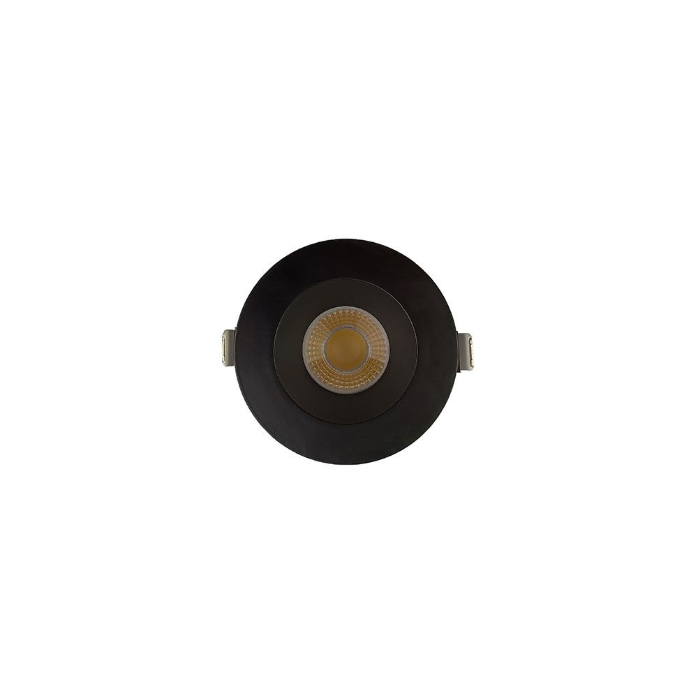3 INCH ROUND FRAME WITH TRIM FOR DL3 SERIES - BLACK