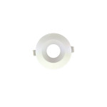 3 INCH ROUND FRAME WITH TRIM FOR DL3 SERIES - WHITE