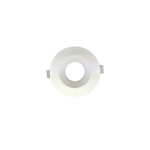 3 INCH ROUND FRAME WITH TRIM FOR DL3 SERIES - WHITE