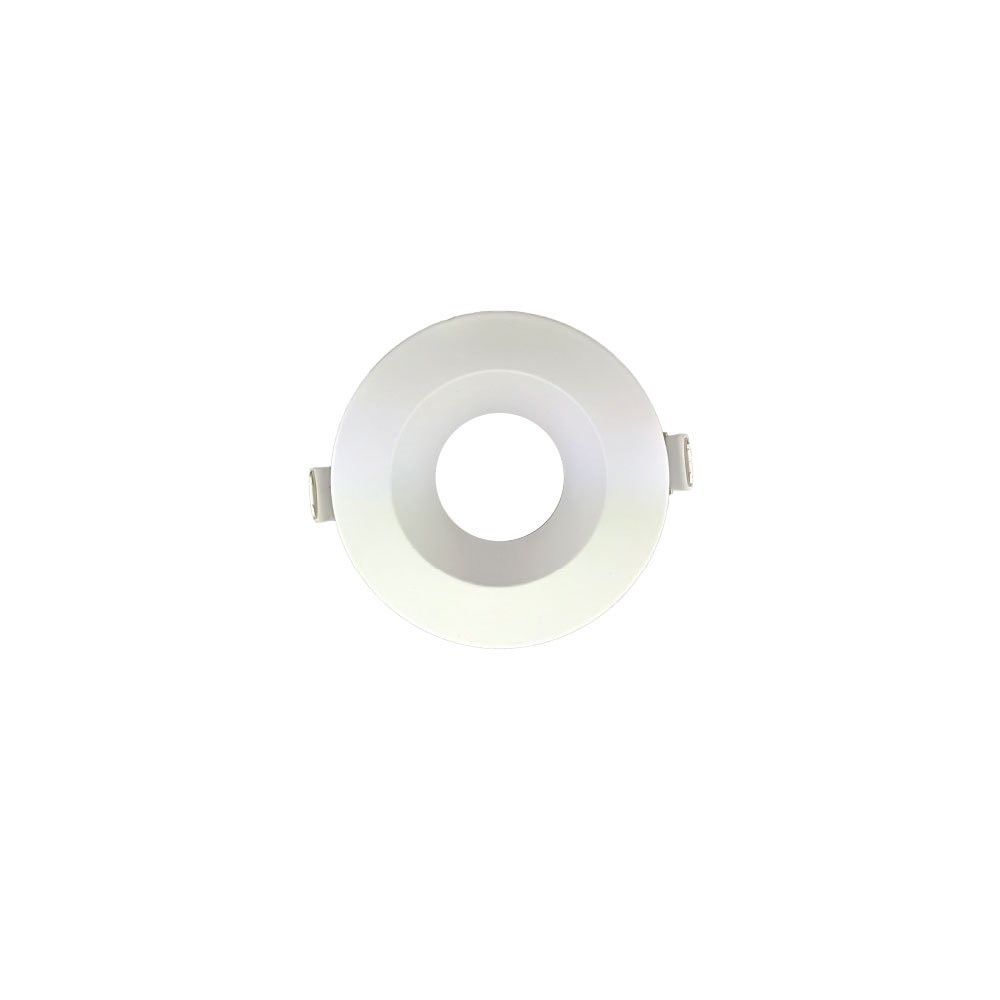 3 INCH ROUND FRAME WITH TRIM FOR DL3 SERIES - WHITE