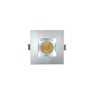 3 INCH SQUARE FRAME WITH TRIM FOR DL3 SERIES - WHITE