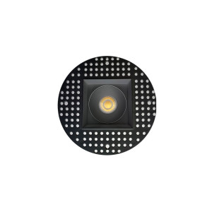 3 INCH SQUARE FRAME TRIMLESS FOR DL3 SERIES - BLACK