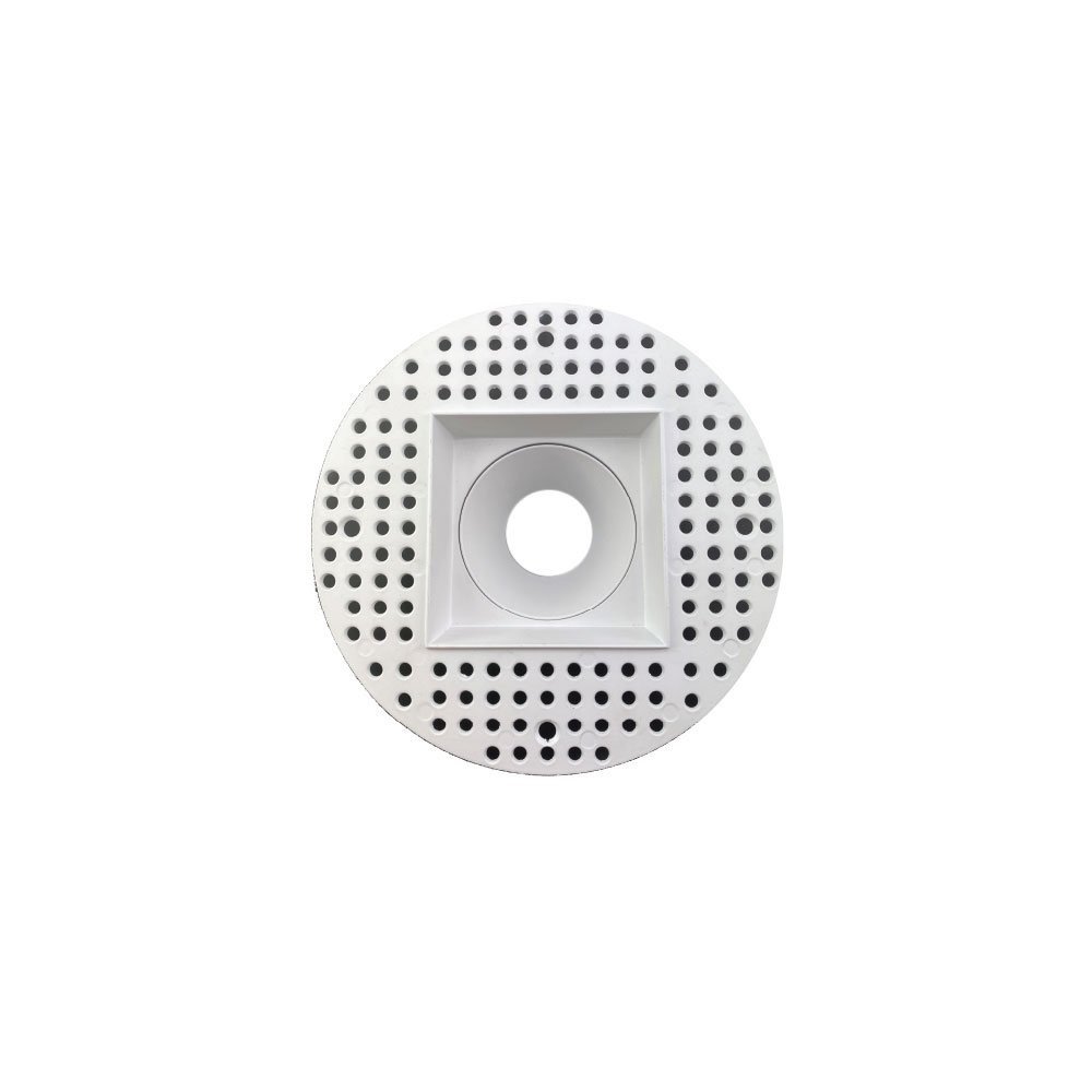 3 INCH SQUARE FRAME TRIMLESS FOR DL3 SERIES - WHITE