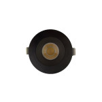 4 INCH ROUND FRAME WITH TRIM FOR DL3 SERIES - BLACK