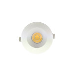 4 INCH ROUND FRAME WITH TRIM FOR DL3 SERIES - WHITE