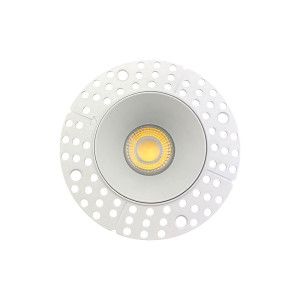 4 INCH ROUND FRAME TRIMLESS FOR DL3 SERIES - WHITE