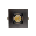 4 INCH SQUARE FRAME WITH TRIM FOR DL3 SERIES - BLACK