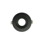 3-inch tiltable round frame with trim for DL3 series - Black