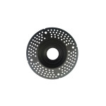 3-inch tiltable round frame trimless for DL3 series - Black
