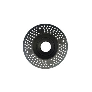 3-inch tiltable round frame trimless for DL3 series - Black