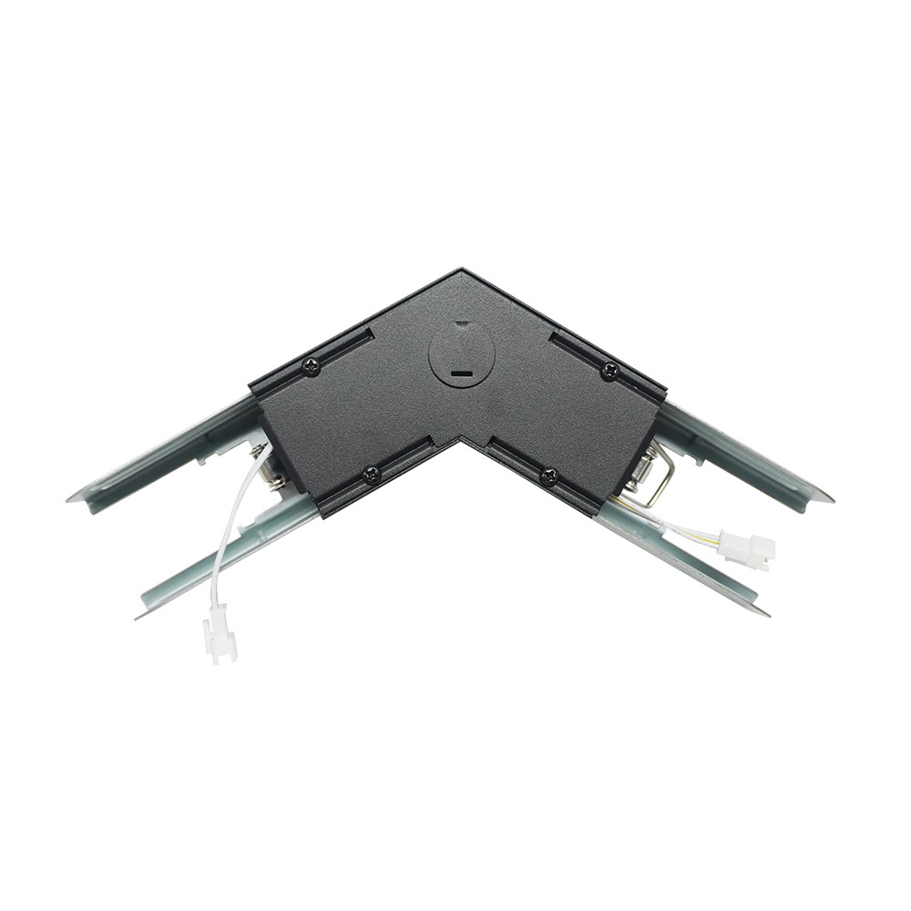 120-DEGREE CONNECTOR FOR LL1 LINEAR LIGHTS BLACK