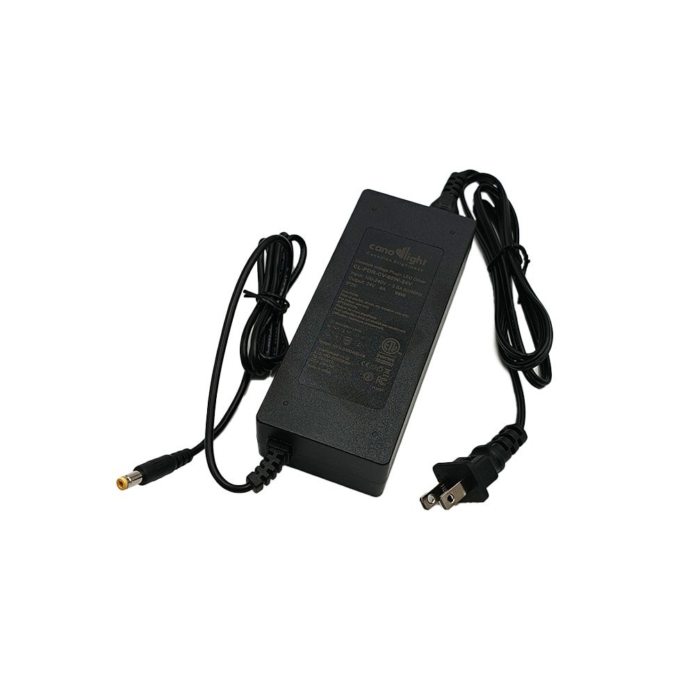 Plugin LED driver - Input 100-240V AC 3.5A 50/60Hz - Output 24V DC 2.5A - Power 60watt - IP20 FCC