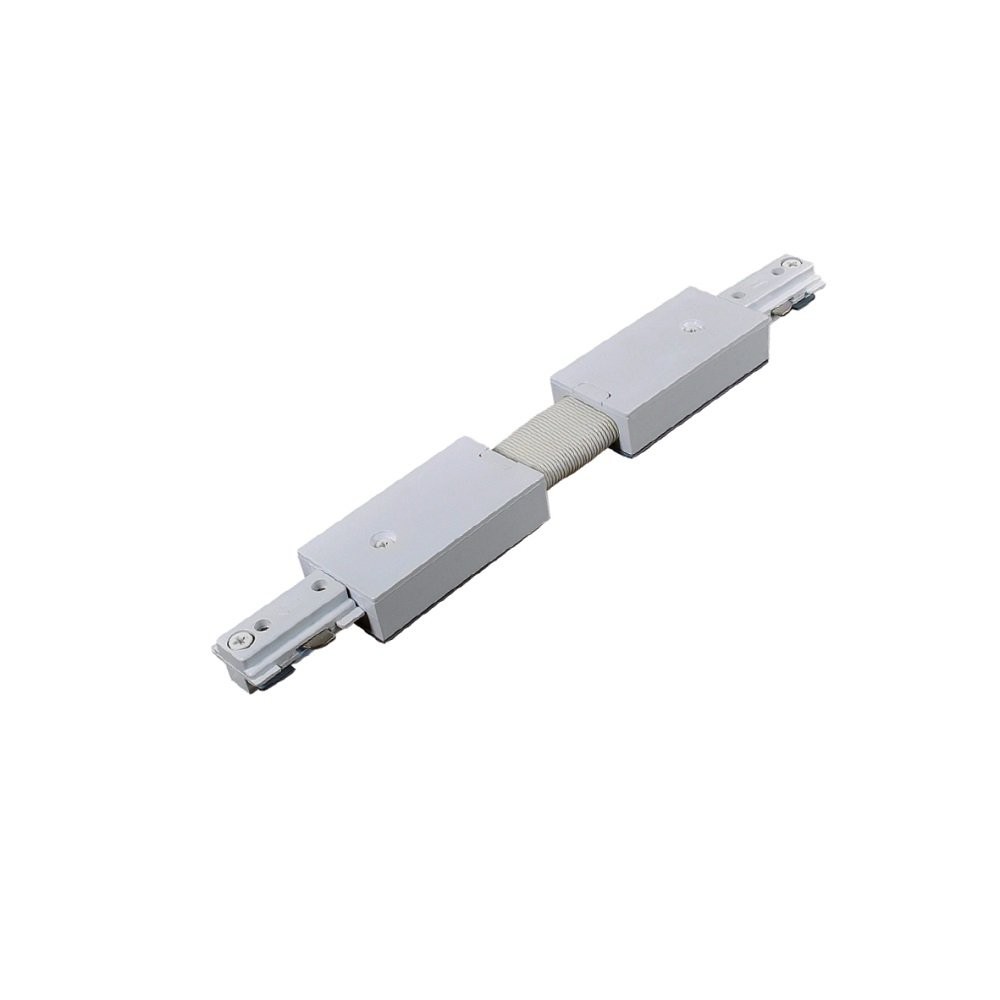 3 WIRES SURFACE MOUNTED TRACK ACCESSORYBENDABLE STRAIGHT CONNECTOR WHITE & BLACK