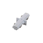 3 WIRES SURFACE MOUNTED TRACK ACCESSORIES STRAIGHT CONNECTOR A WHITE & BLACK