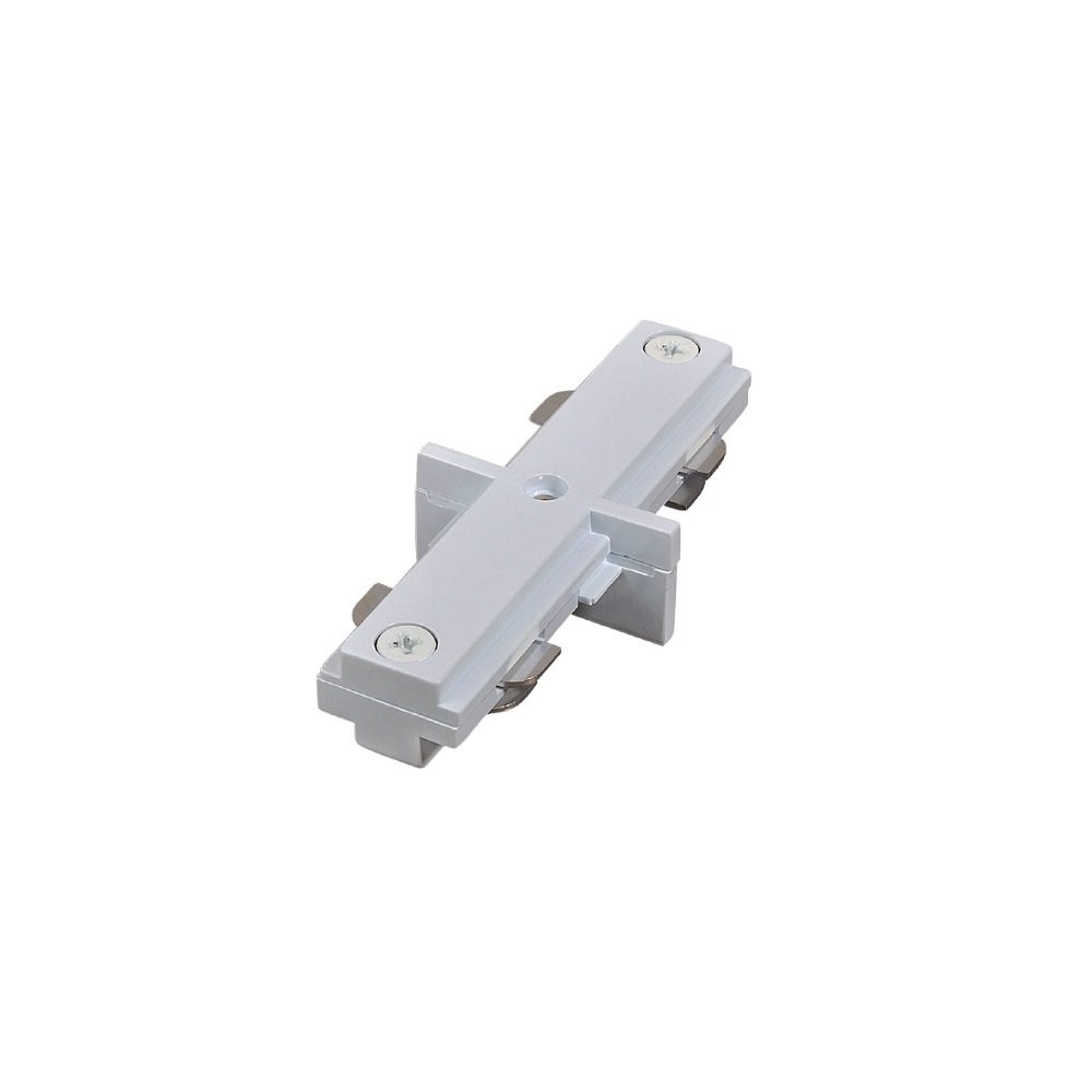 3 WIRES SURFACE MOUNTED TRACK ACCESSORIES STRAIGHT CONNECTOR A WHITE & BLACK