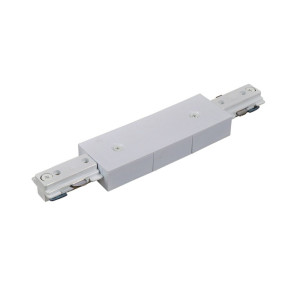 3 WIRES SURFACE MOUNTED TRACK ACCESSORIES STRAIGHT CONNECTOR B WHITE & BLACK
