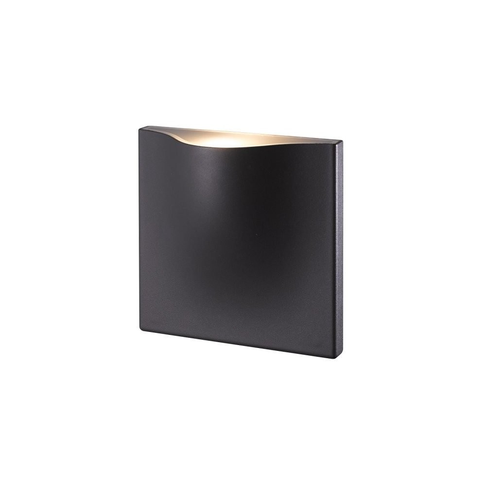 SURFACE MOUNTED WALL LIGHT 1142 - 14W - 990LM  -CRI>80 - 98deg  - 110-220 V AC - 3000K - IP54 - 3 YEARS WARRANTY - BLACK