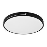 CLC-07 - Rond - 35W - 2160 Lumens - 120V - CCT (30K -40K - 50K).  Couleur BK.  153/4 Diam. X 3 H - Black
