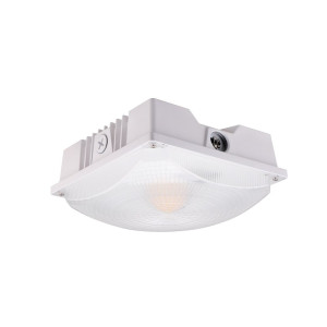 CP03 CLASSIC CANOPY LIGHT - CANOPY LIGHTS - 20W/30W/40W - 3000K/4000K/5000K - 120-347V - WHITE - DLC PREMIUM S-ET054C