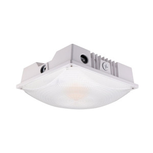CP03 CLASSIC CANOPY LIGHT - CANOPY LIGHTS - 50W/60W/75W - 3000K/4000K/5000K - 120-347V - WHITE - DLC PREMIUM S-BEXF8Q