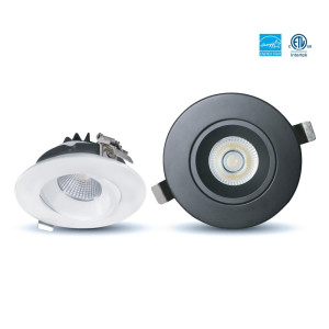 LUMINAIRE LED ENCASTRÉ RÉCESSIF / GIMBAL PROFOND 4 PO DESIGNER - 5CCT (2700K À 5000K) - 12W - 900LM - DIMMABLE
