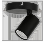 DR-12 - Transformateur 12W - DEL. Boîte de métal incluse - Black