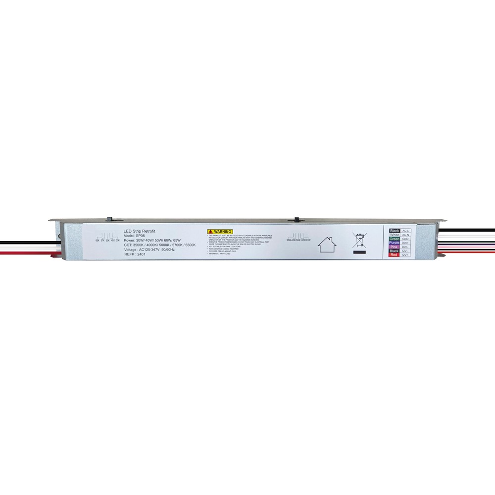 LED Driver DSY 100-347VAC 125-145VDC 65W 470mA Dimmable 0-10VDC UL